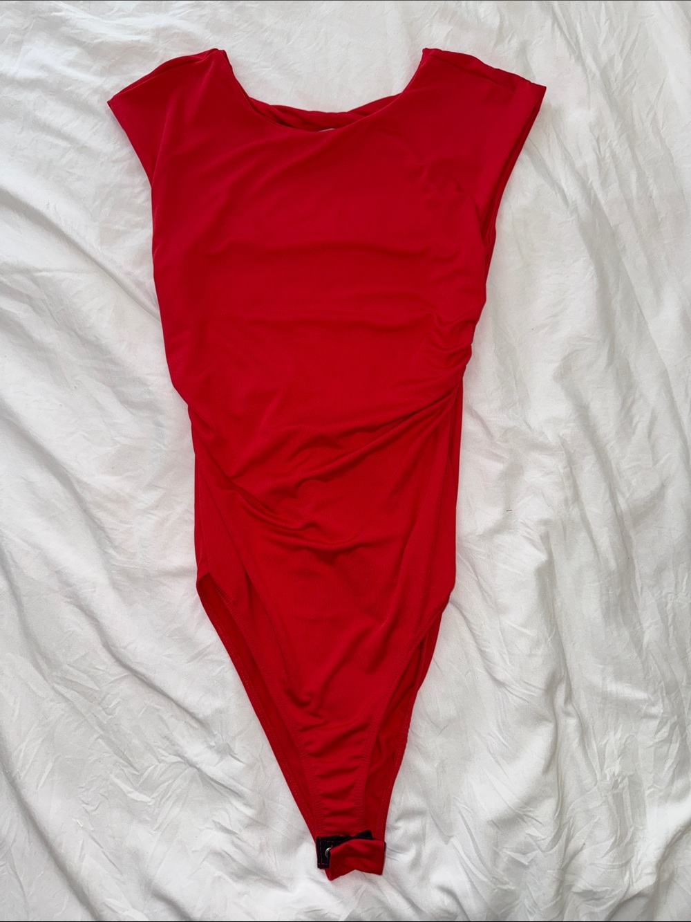Fashion Nova Red One-Piece Bodysuit